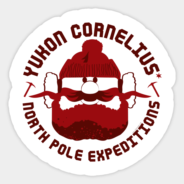 Yukon Cornelius North Pole Expeditions Sticker by Christ_Mas0